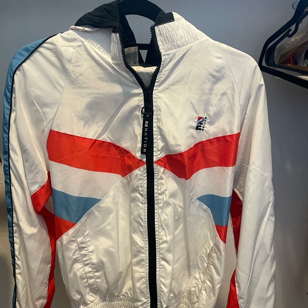 P.E Nation White and Red Jacket